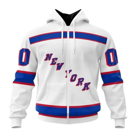 NHL Personalized Name And Number, New York Rangers Special Whiteout Design,QTNHL Personalized Name And Number,080524B563