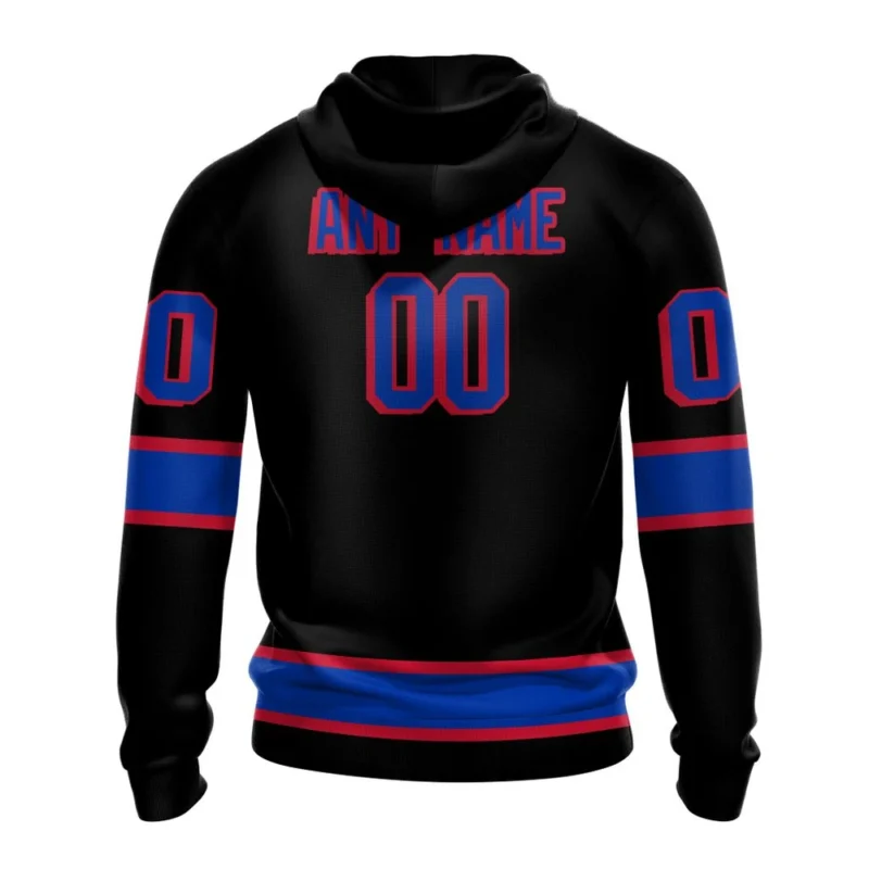 NHL Personalized Name And Number, New York Rangers Special Blackout Design,QTNHL Personalized Name And Number,080524B595