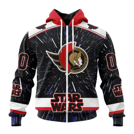 NHL Personalized Name And Number, Ottawa Senators Special Star Wars Design,QTNHL Personalized Name And Number,080524B1118