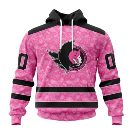 NHL Ottawa Senators Special Pink Fight Breast Cancer,QTNHL080524A1636