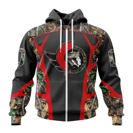 NHL Personalized Name And Number, Ottawa Senators Special Camo Hunting Design ,QTNHL Personalized Name And Number,080524B2206