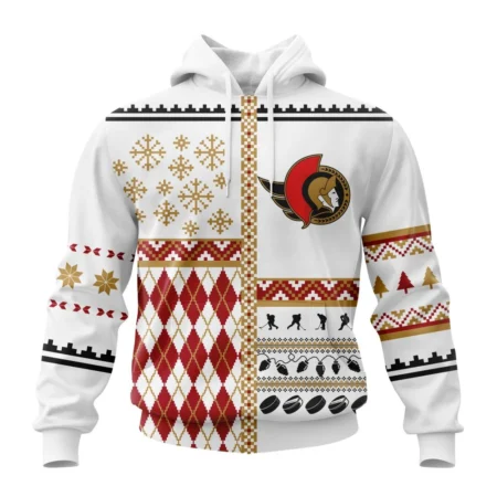 NHL Ottawa Senators, Specialized Unisex Christmas Is Coming ,QTNHL080524A2906