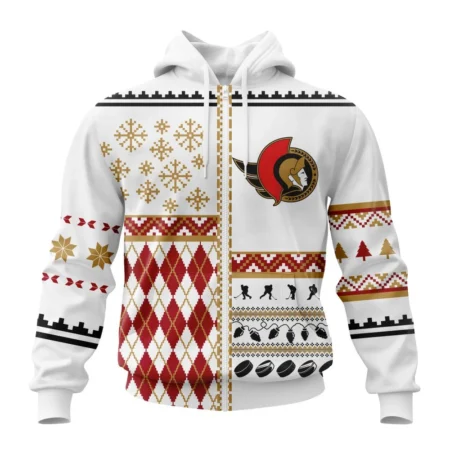 NHL Ottawa Senators, Specialized Unisex Christmas Is Coming ,QTNHL 080524B2906