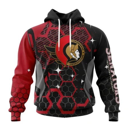 NHL Ottawa Senators, Specialized Design With Motocross Syle ,QTNHL080524A3382