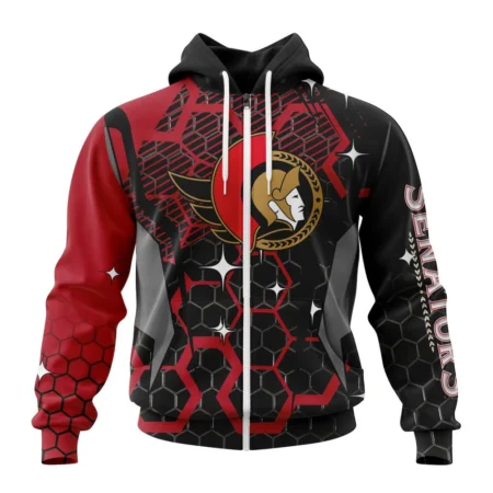 NHL Ottawa Senators, Specialized Design With Motocross Syle ,QTNHL 080524B3382