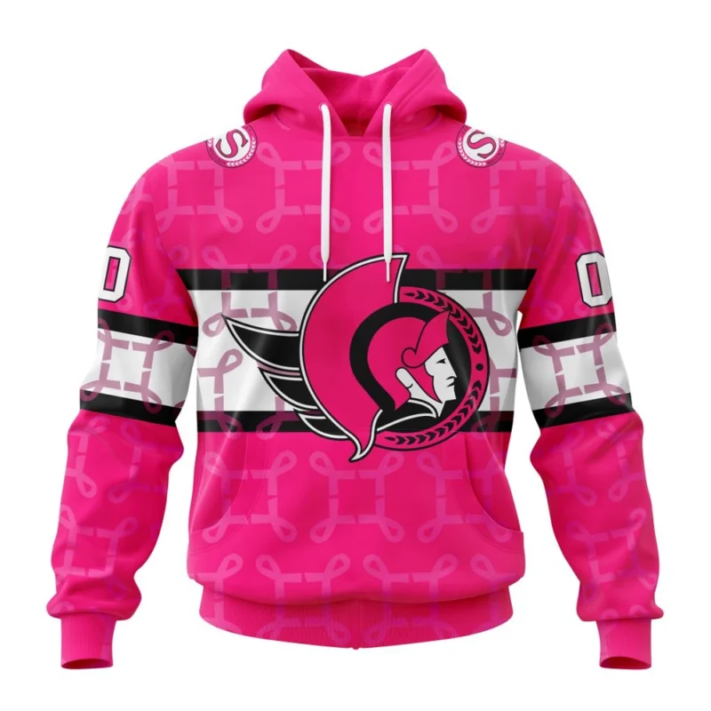 NHL Ottawa Senators, Specialized Design I Pink I Can, In October We Wear Pink Breast Cancer,QTNHL080524A3616