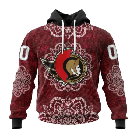 NHL Ottawa Senators, Specialized Mandala Style,QTNHL080524A4048