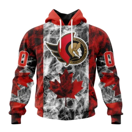 NHL Ottawa Senators Special Design For Canada Day,QTNHL080524A484