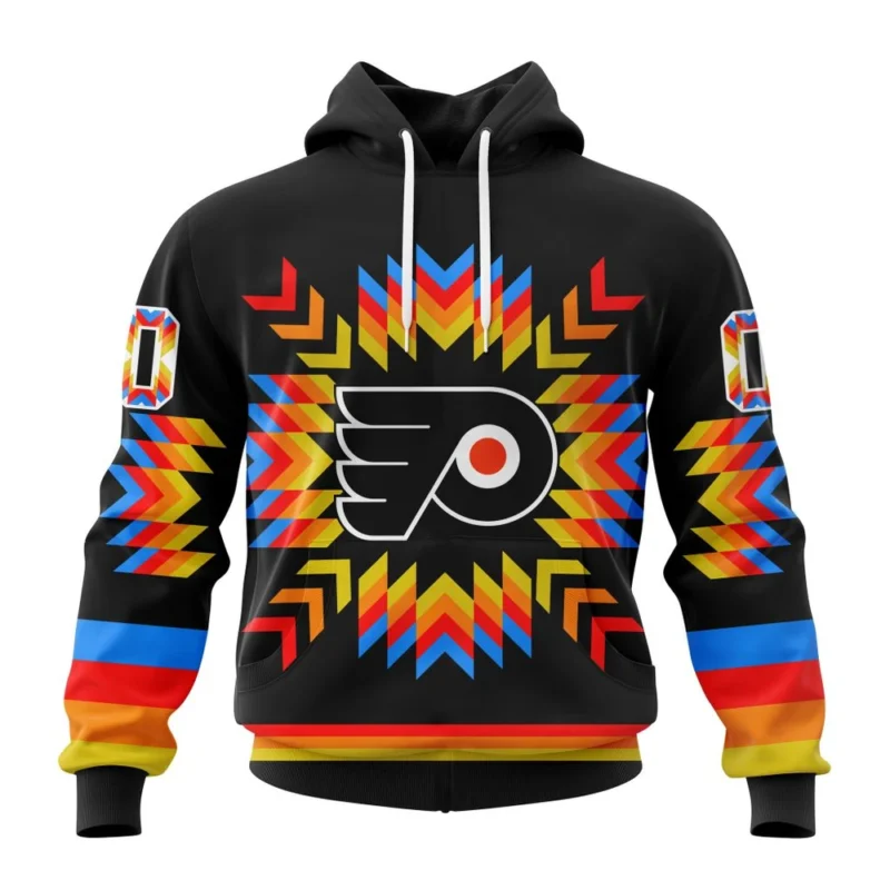 NHL Philadelphia Flyers Special Design With Native Pattern,QTNHL080524A1021