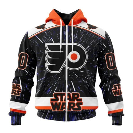 NHL Personalized Name And Number, Philadelphia Flyers Special Star Wars Design,QTNHL Personalized Name And Number,080524B1117