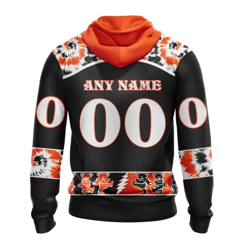 NHL Personalized Name And Number, Philadelphia Flyers Special Grateful Dead Design,QTNHL Personalized Name And Number,080524B114