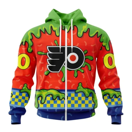 NHL Personalized Name And Number, Philadelphia Flyers Special Nickelodeon Design,QTNHL Personalized Name And Number,080524B1176