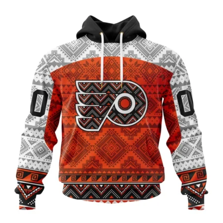 NHL Philadelphia Flyers Special Design With Native Pattern,QTNHL080524A1296