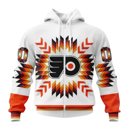 NHL Personalized Name And Number, Philadelphia Flyers Special Design With Native Pattern,QTNHL Personalized Name And Number,080524B1575