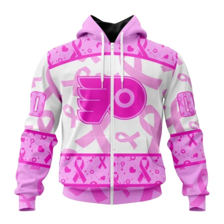 NHL Personalized Name And Number, Philadelphia Flyers Special Pink October Breast Cancer Awareness Month,QTNHL Personalized Name And Number,080524B1858