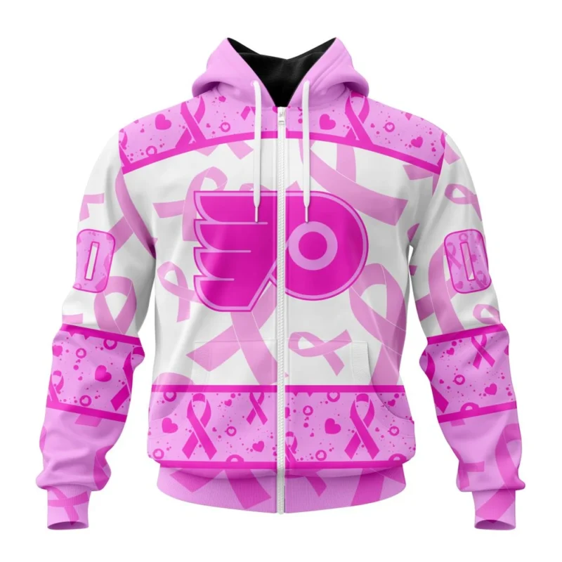 NHL Personalized Name And Number, Philadelphia Flyers Special Pink October Breast Cancer Awareness Month,QTNHL Personalized Name And Number,080524B1858