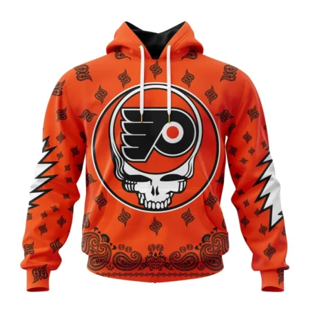 NHL Philadelphia Flyers Special Grateful Dead Design,QTNHL080524A1907