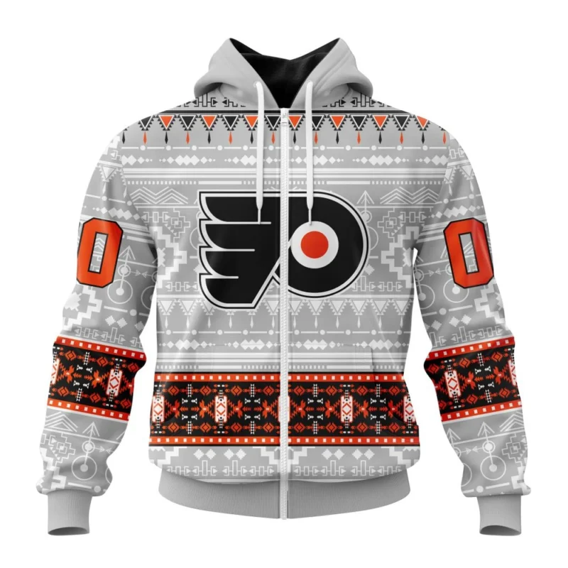 NHL Personalized Name And Number, Philadelphia Flyers Special Native Design,QTNHL Personalized Name And Number,080524B2052