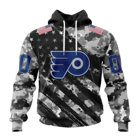 NHL Philadelphia Flyers Special Camo Military Design,QTNHL080524A2172