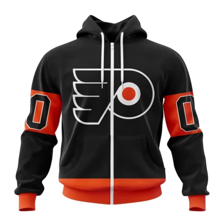 NHL Personalized Name And Number, Philadelphia Flyers  New Third Kits,QTNHL Personalized Name And Number,080524B221