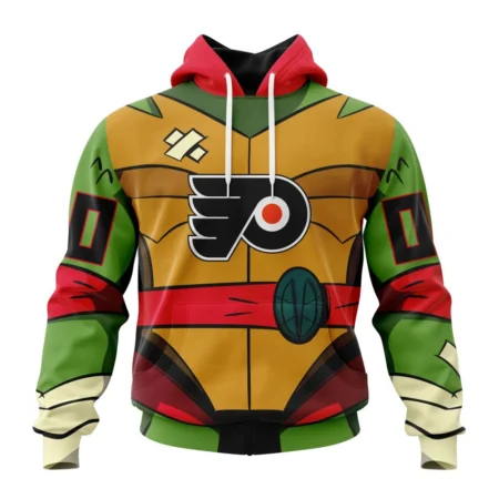 NHL Philadelphia Flyers Special Teenage Mutant Ninja Turtles Design,QTNHL080524A2265