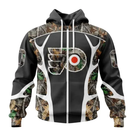 NHL Personalized Name And Number, Philadelphia Flyers Special Camo Hunting Design ,QTNHL Personalized Name And Number,080524B268