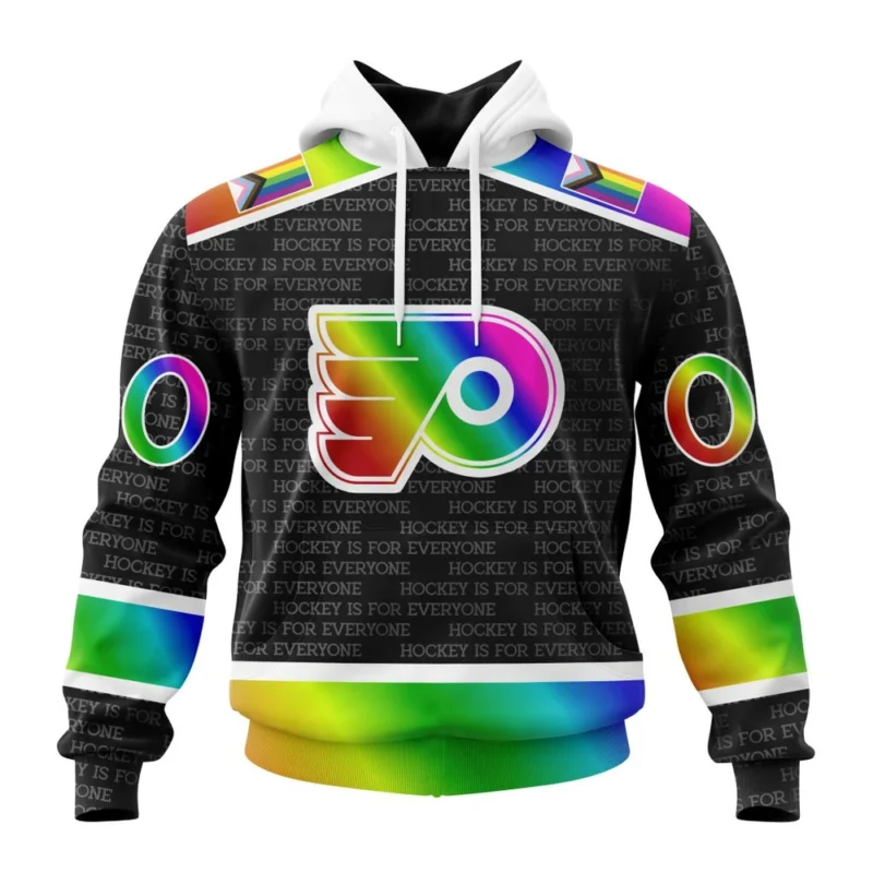 NHL Philadelphia Flyers Special Pride Design Hockey Is For Everyone,QTNHL080524A2705