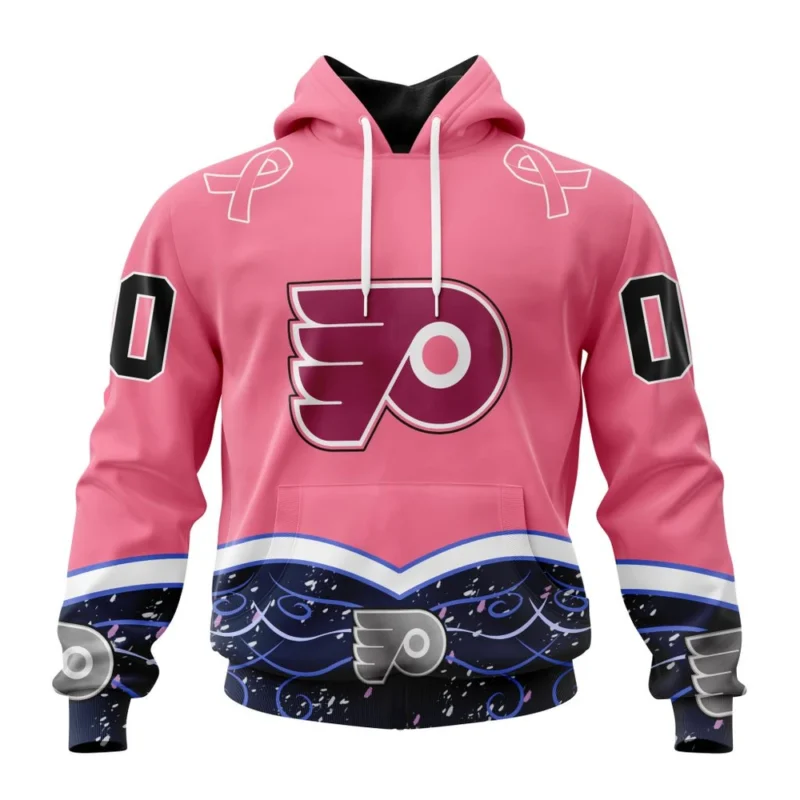 NHL Philadelphia Flyers, Specialized Unisex For Hockey Fights Cancer,QTNHL080524A2820