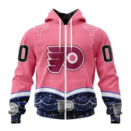 NHL Philadelphia Flyers, Specialized Unisex For Hockey Fights Cancer,QTNHL 080524B2820