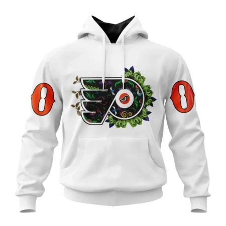 NHL Philadelphia Flyers, Specialized Unisex Kits Dia De Muertos,QTNHL080524A2853