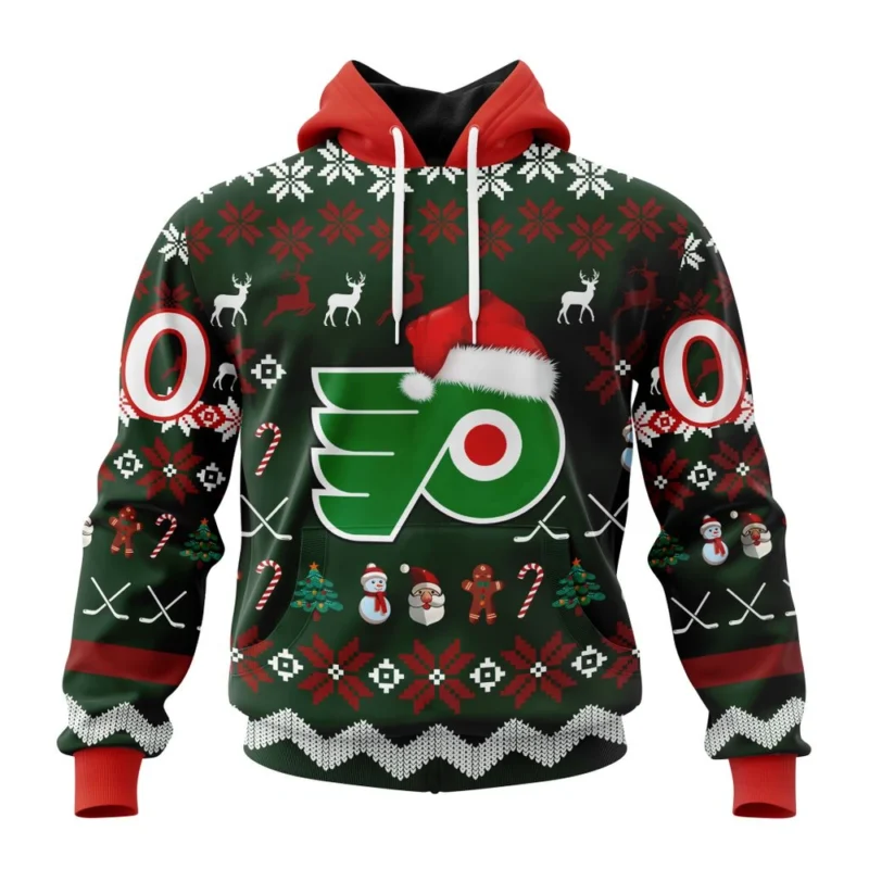 NHL Philadelphia Flyers, Specialized Unisex Christmas Is Coming,QTNHL080524A2932