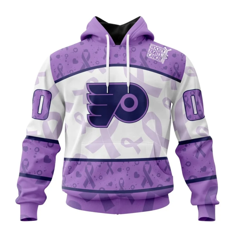 NHL Philadelphia Flyers Special Lavender Fight Cancer,QTNHL080524A3100