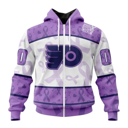 NHL Philadelphia Flyers Special Lavender Fight Cancer,QTNHL 080524B3100