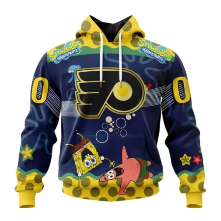 NHL Philadelphia Flyers, Specialized Jersey With Spongebob,QTNHL080524A3319