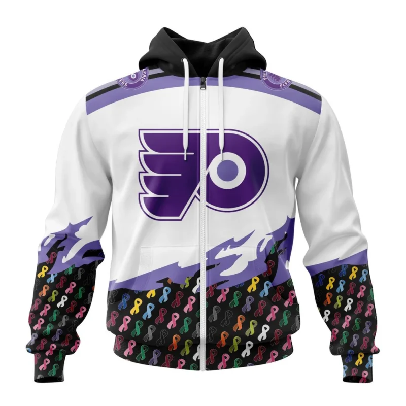 NHL Philadelphia Flyers, Specialized Kits In October We Stand Together We Can Beat Cancer,QTNHL 080524B3410