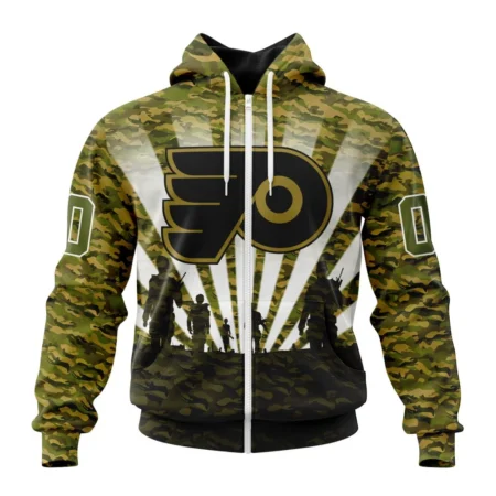 NHL Philadelphia Flyers Special Military Camo Kits For Veterans Day And Rememberance Day,QTNHL 080524B3484