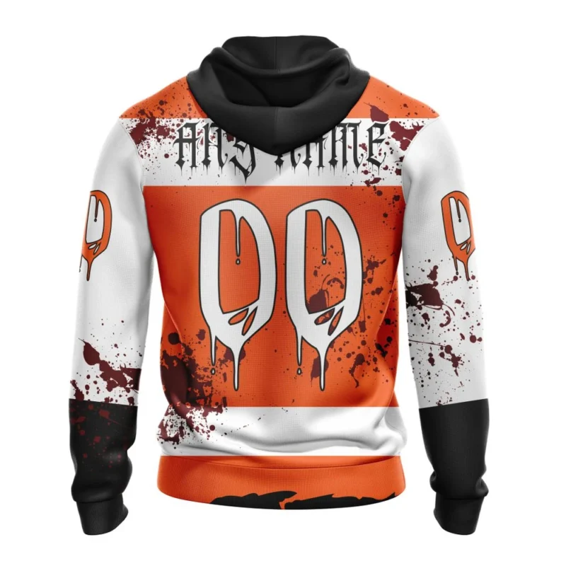 NHL Philadelphia Flyers, Specialized Design Jersey With Your Ribs For Halloween,QTNHL 080524B3500