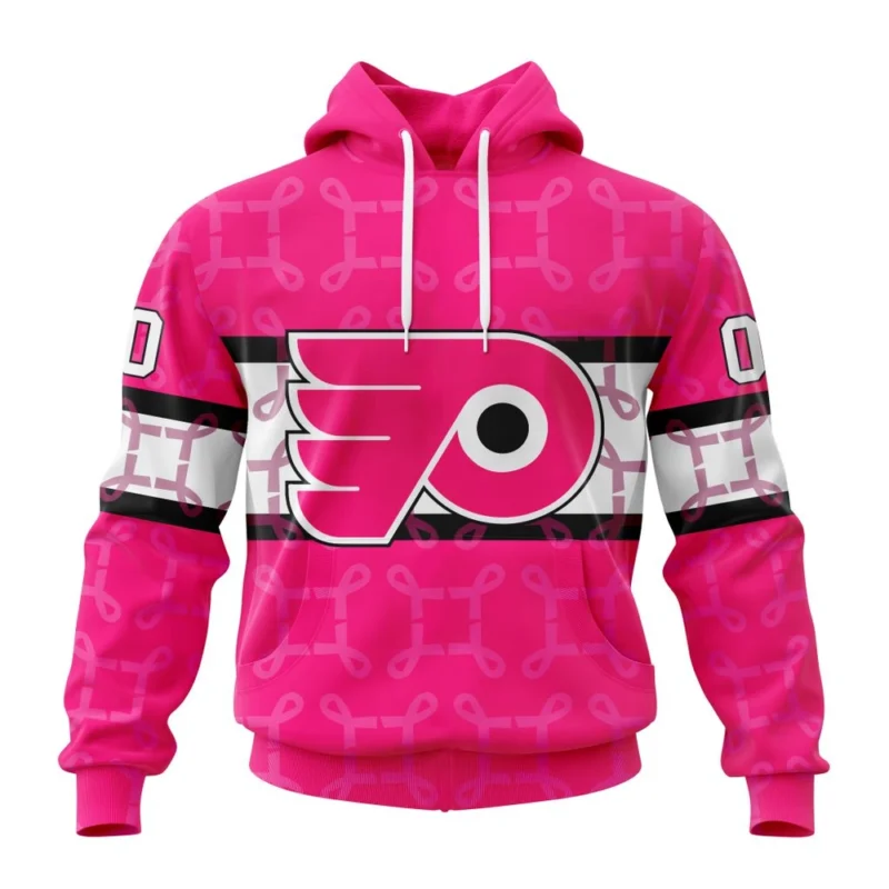 NHL Philadelphia Flyers, Specialized Design I Pink I Can, In October We Wear Pink Breast Cancer,QTNHL080524A3615