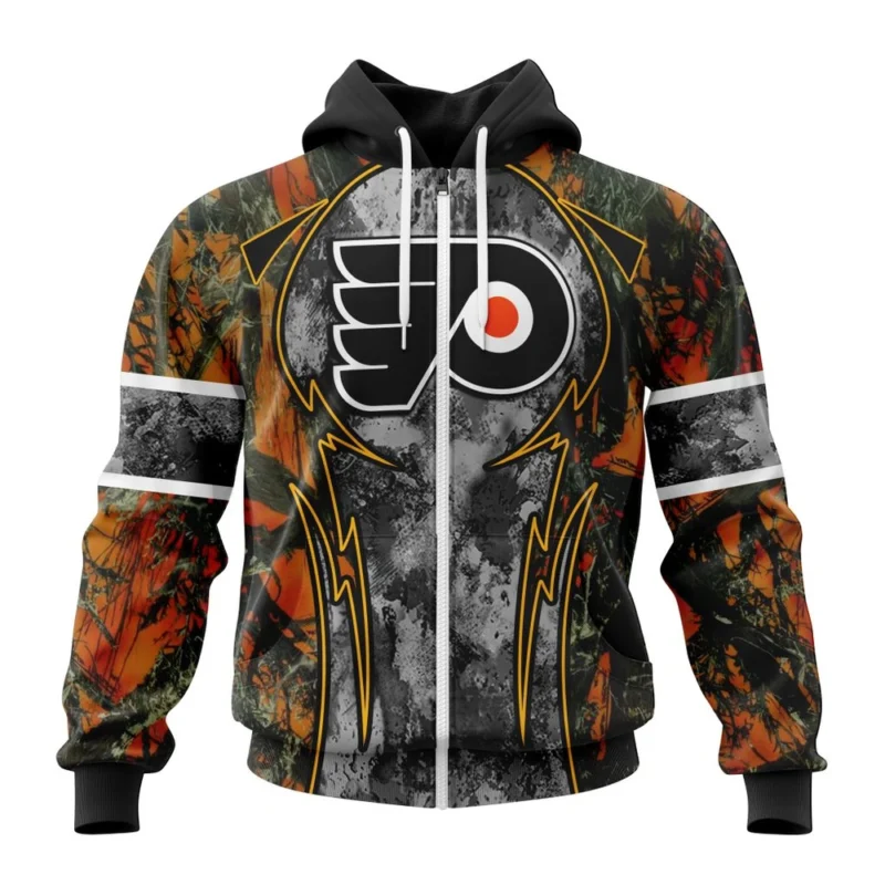 NHL Philadelphia Flyers, Specialized Design Wih Camo Concepts For Hungting In Forest,QTNHL 080524B3644