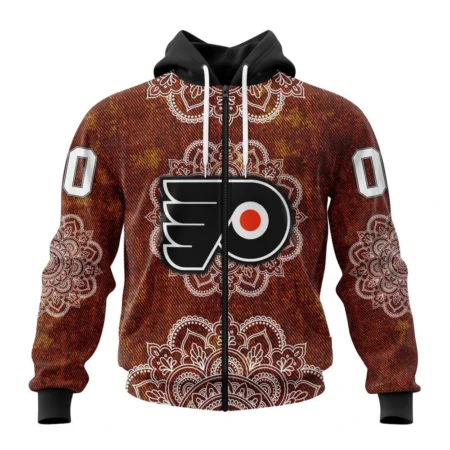 NHL Philadelphia Flyers, Specialized Mandala Style,QTNHL 080524B4047