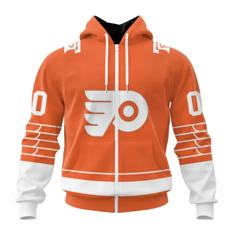 NHL Personalized Name And Number, Philadelphia Flyers Special Two-Tone Design,QTNHL Personalized Name And Number,080524B451