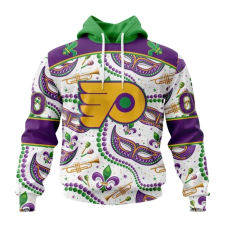 NHL Philadelphia Flyers Special Mardi Gras Design,QTNHL080524A733