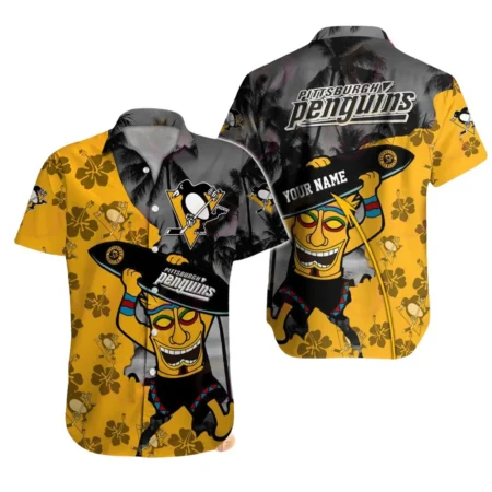 Pittsburgh Penguins  Special Native National Hockey League Hawaiian Shirt All Over Prints QTHWV310724A25