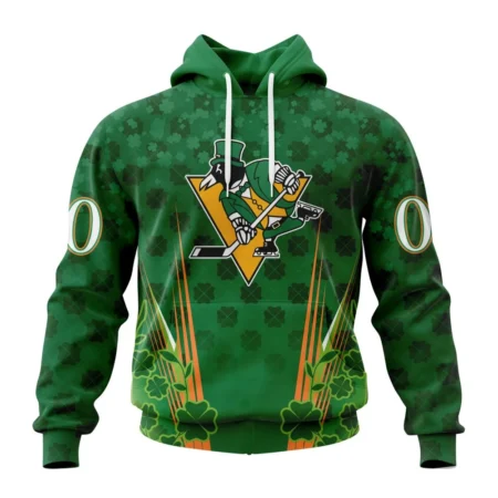 NHL Pittsburgh Penguins Special Design For St. Patrick' Day,QTNHL080524A1146