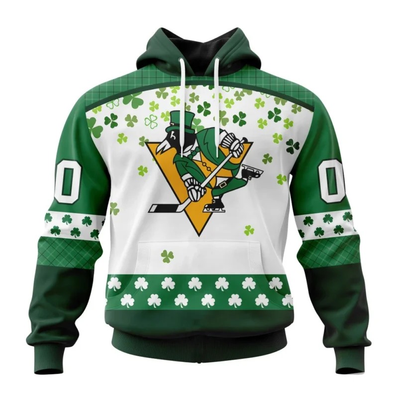 NHL Pittsburgh Penguins Special Design For St. Patrick Day,QTNHL080524A1239