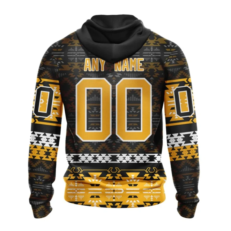 NHL Personalized Name And Number, Pittsburgh Penguins Special Design With Native Pattern,QTNHL Personalized Name And Number,080524B1327