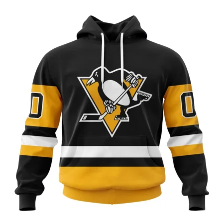 NHL Pittsburgh Penguins Personalized  Home Kits,QTNHL080524A1544