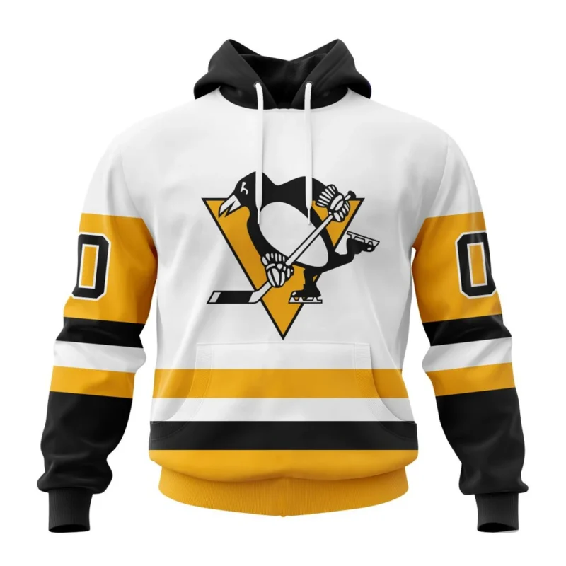 NHL Pittsburgh Penguins Personalized  Away Kits,QTNHL080524A1545