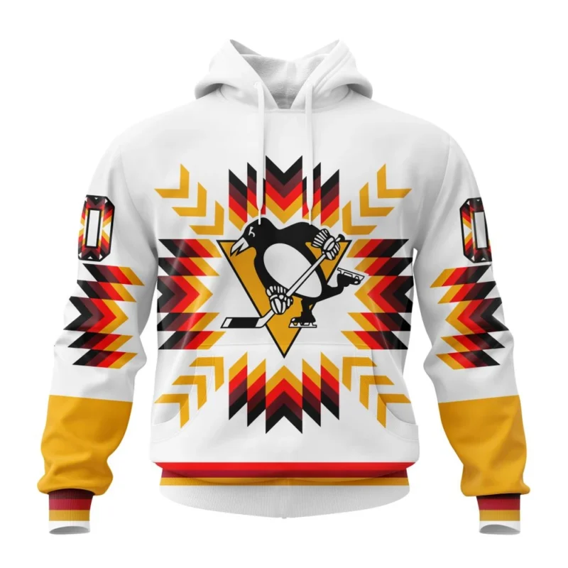 NHL Pittsburgh Penguins Special Design With Native Pattern,QTNHL080524A1574