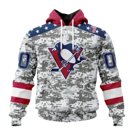 NHL Pittsburgh Penguins Special Camo Design For Veterans Day,QTNHL080524A1799